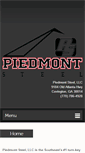Mobile Screenshot of piedmontsteel.com